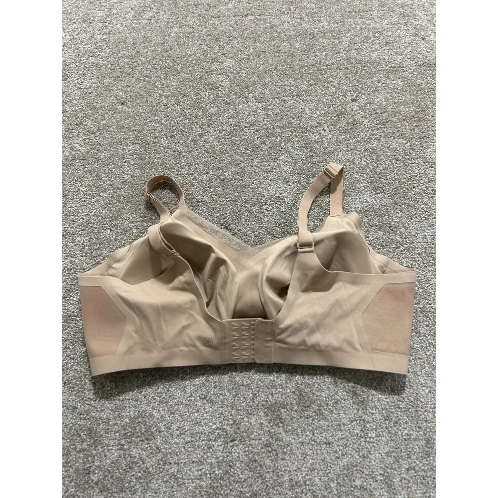 HoneyLove Crossover Bra Size 2X Beige Adjustable Straps - Picture 4 of 5